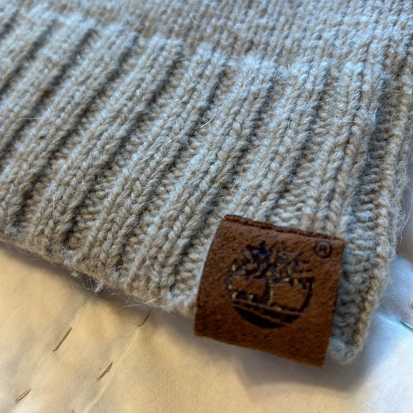 Timberland tan wool blend roll neck sweater sz L - Picture 4 of 6